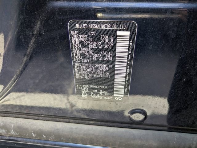 Used 2022 INFINITI QX80 Premium Select w/ Cargo Package image 39