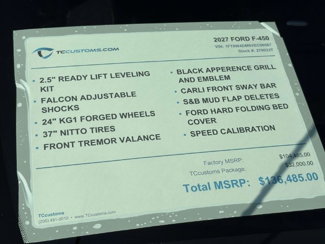New 2027 Ford F450 4x4 Crew Cab Super Duty image 24