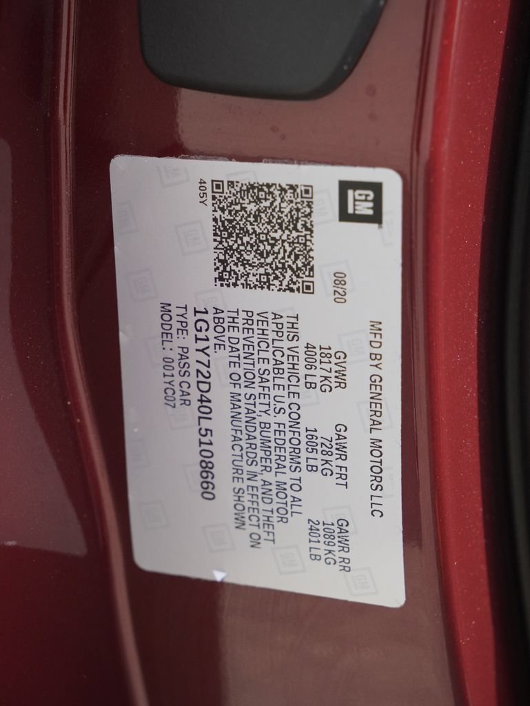 Used 2020 Chevrolet Corvette Stingray Preferred Cpe w/ 2LT Preferred Equipment Group RWD image 37