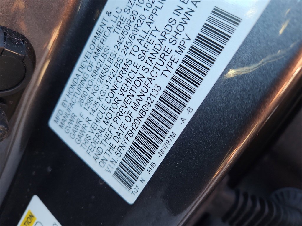 Certified 2022 Honda Pilot Special Edition image 14