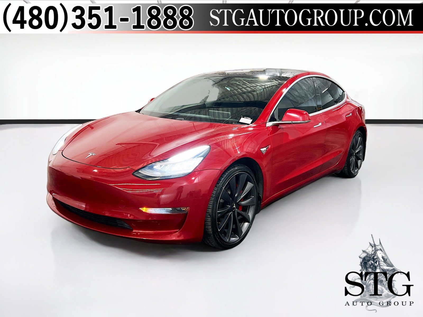 Used 2020 Tesla Model 3 Performance AWD/4WD image 1