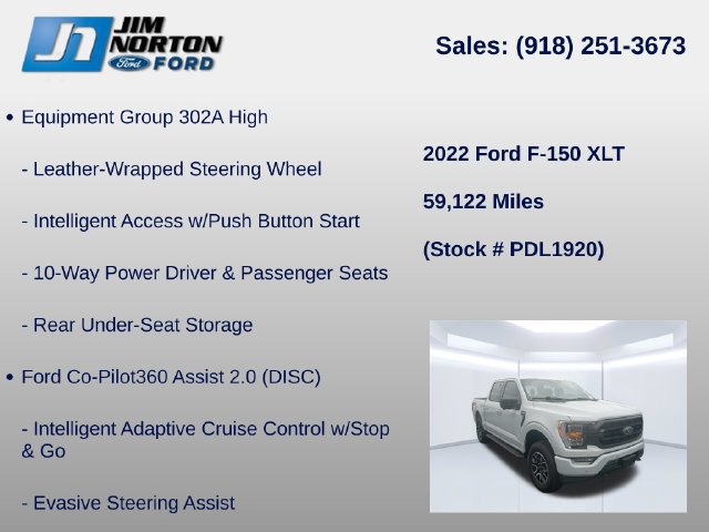 Used 2022 Ford F150 XLT w/ Equipment Group 302A High AWD/4WD image 15