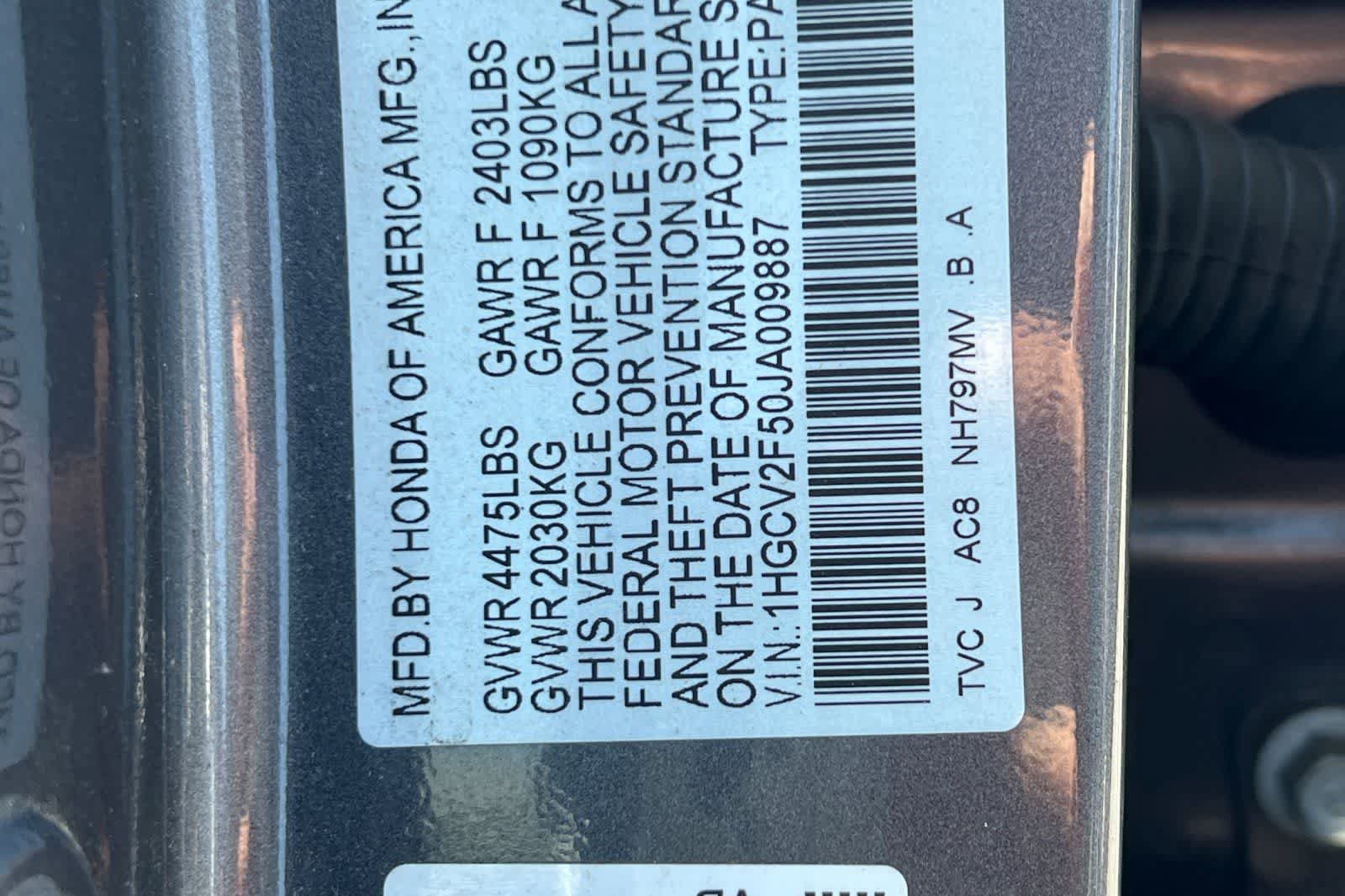 Used 2018 Honda Accord EX-L image 29