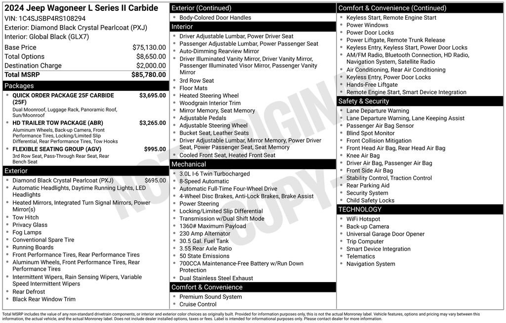 Used 2024 Jeep Wagoneer L Series II image 7