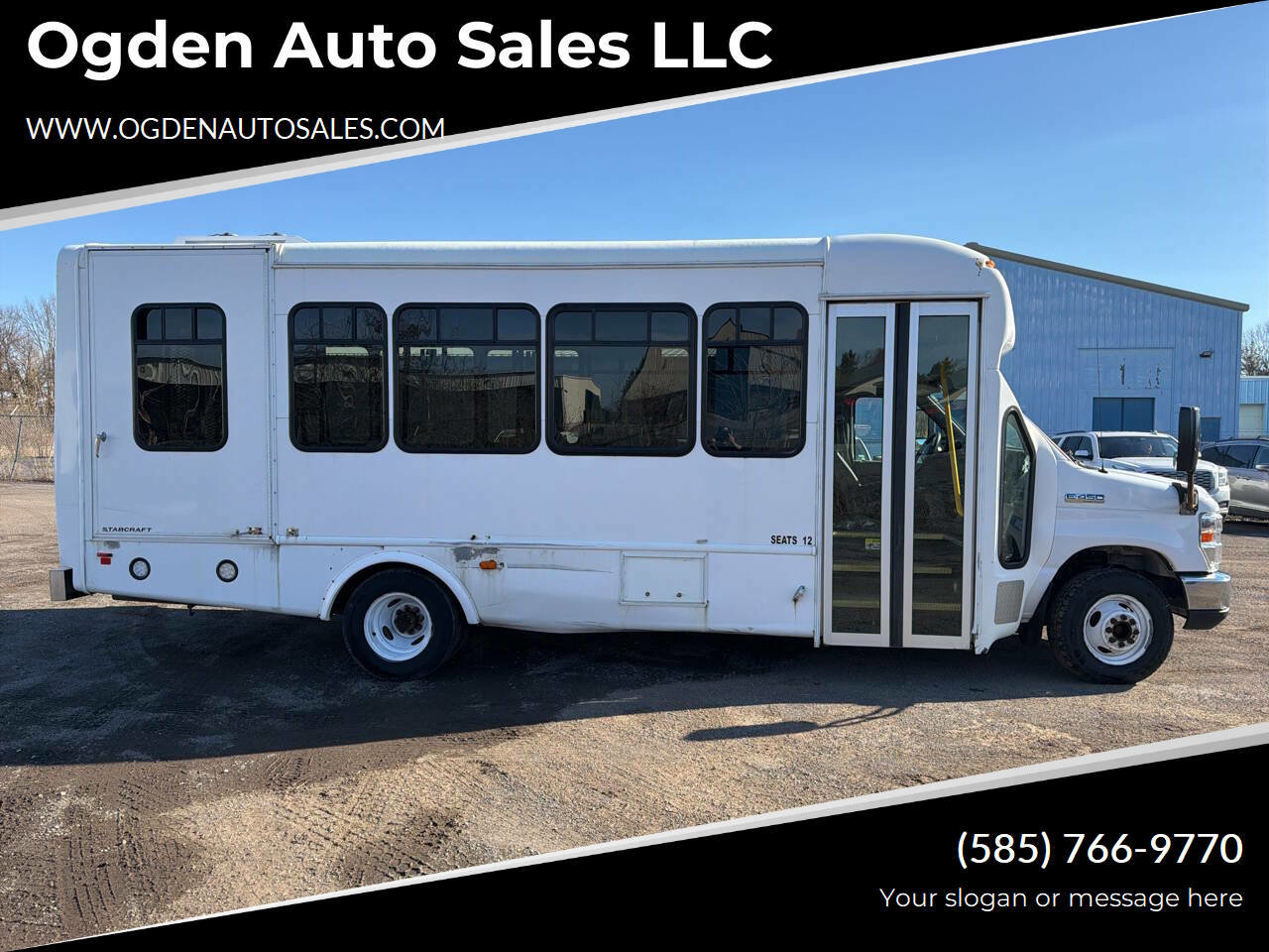 Used 2019 Ford E-450 and Econoline 450 Super Duty w/ Shuttle Bus Prep Package RWD image 1