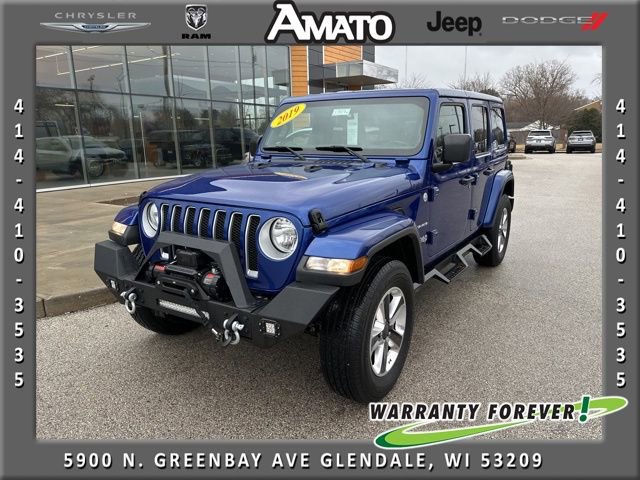 Used 2019 Jeep Wrangler Unlimited Sahara AWD/4WD image 1