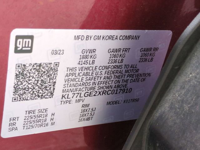 Used 2024 Chevrolet Trax RS w/ Driver Confidence Package FWD image 32