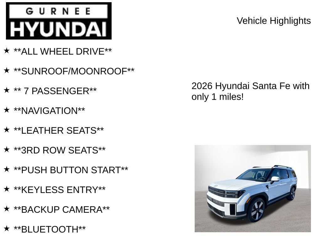 New 2026 Hyundai Santa Fe Limited image 9