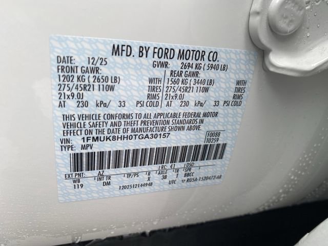 New 2026 Ford Explorer Platinum w/ LUX Leather Package image 42