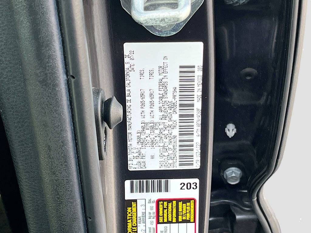 Used 2022 Toyota Tacoma TRD Sport w/ TRD Premium Sport Package image 32