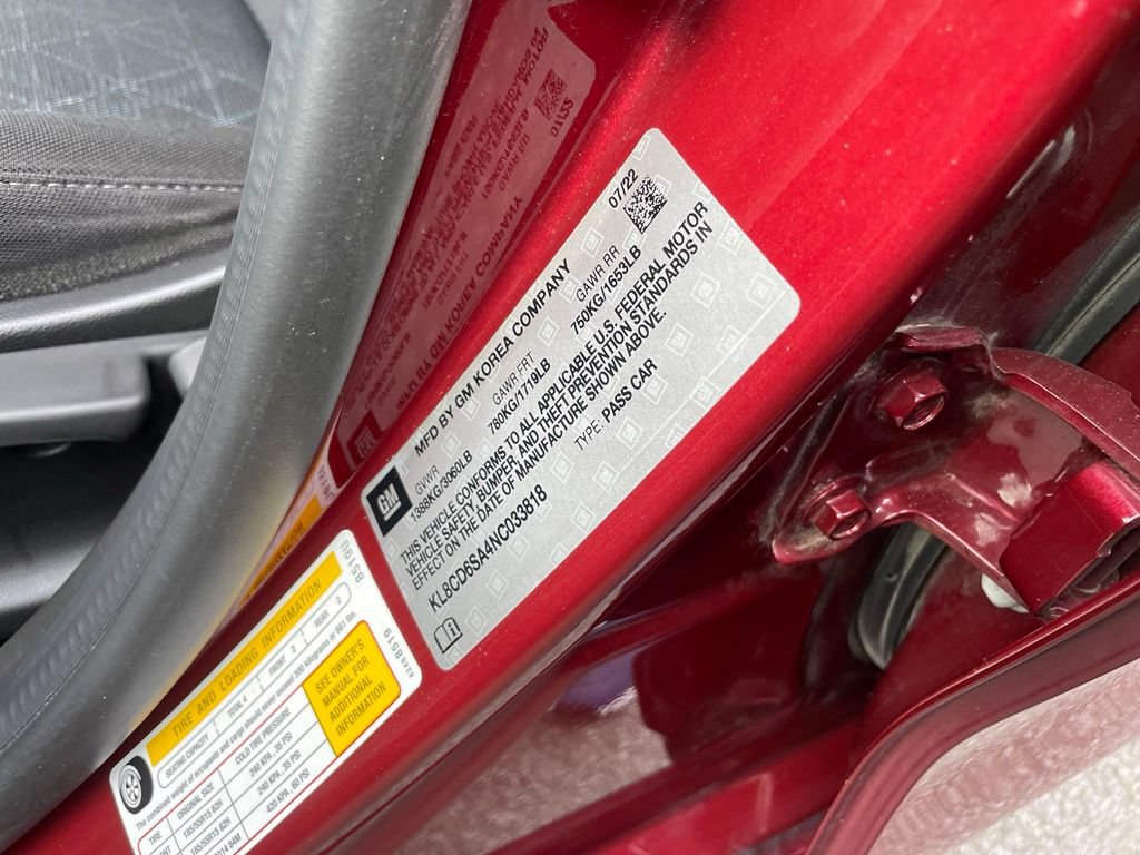 Used 2022 Chevrolet Spark LT FWD image 32