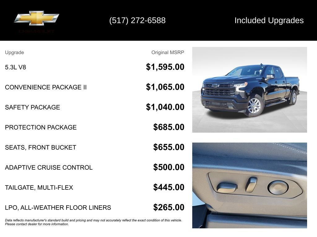 Used 2025 Chevrolet Silverado 1500 RST w/ Convenience Package II AWD/4WD image 5