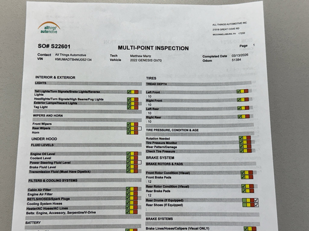 Used 2022 Genesis GV70 2.5T w/ Advanced Package image 42