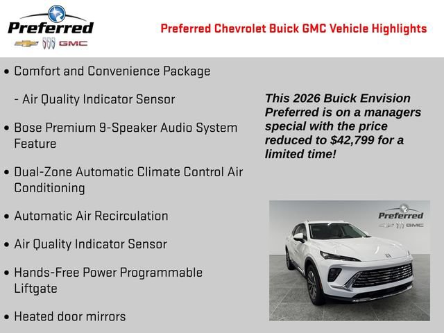 Used 2026 Buick Envision Preferred AWD/4WD image 6