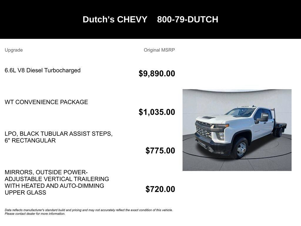 Used 2021 Chevrolet Silverado 3500 W/T w/ WT Convenience Package AWD/4WD image 5