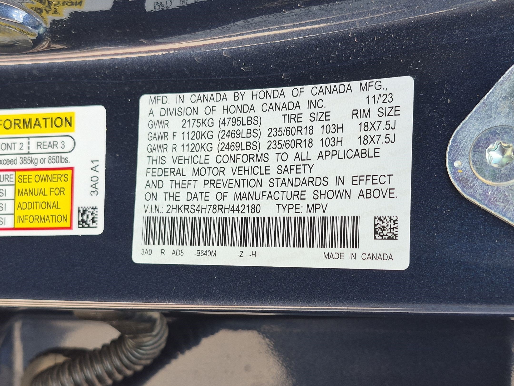 Certified 2024 Honda CR-V EX-L image 35