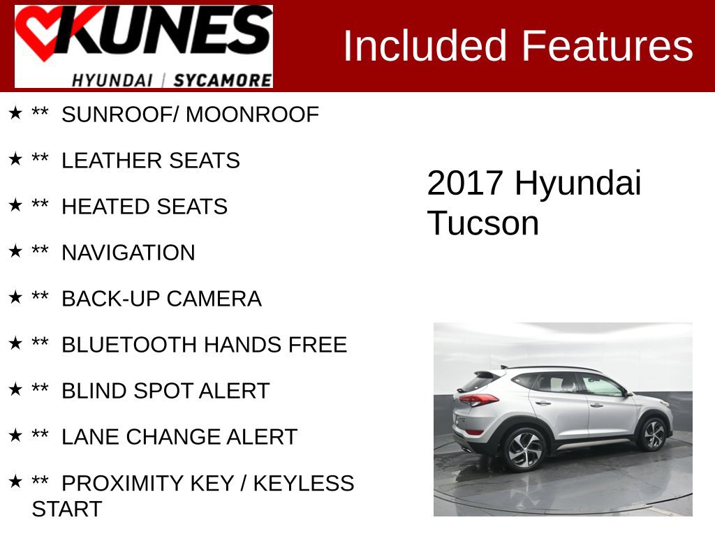 Used 2017 Hyundai Tucson Limited w/ Limited Ultimate Package 03 AWD/4WD image 2