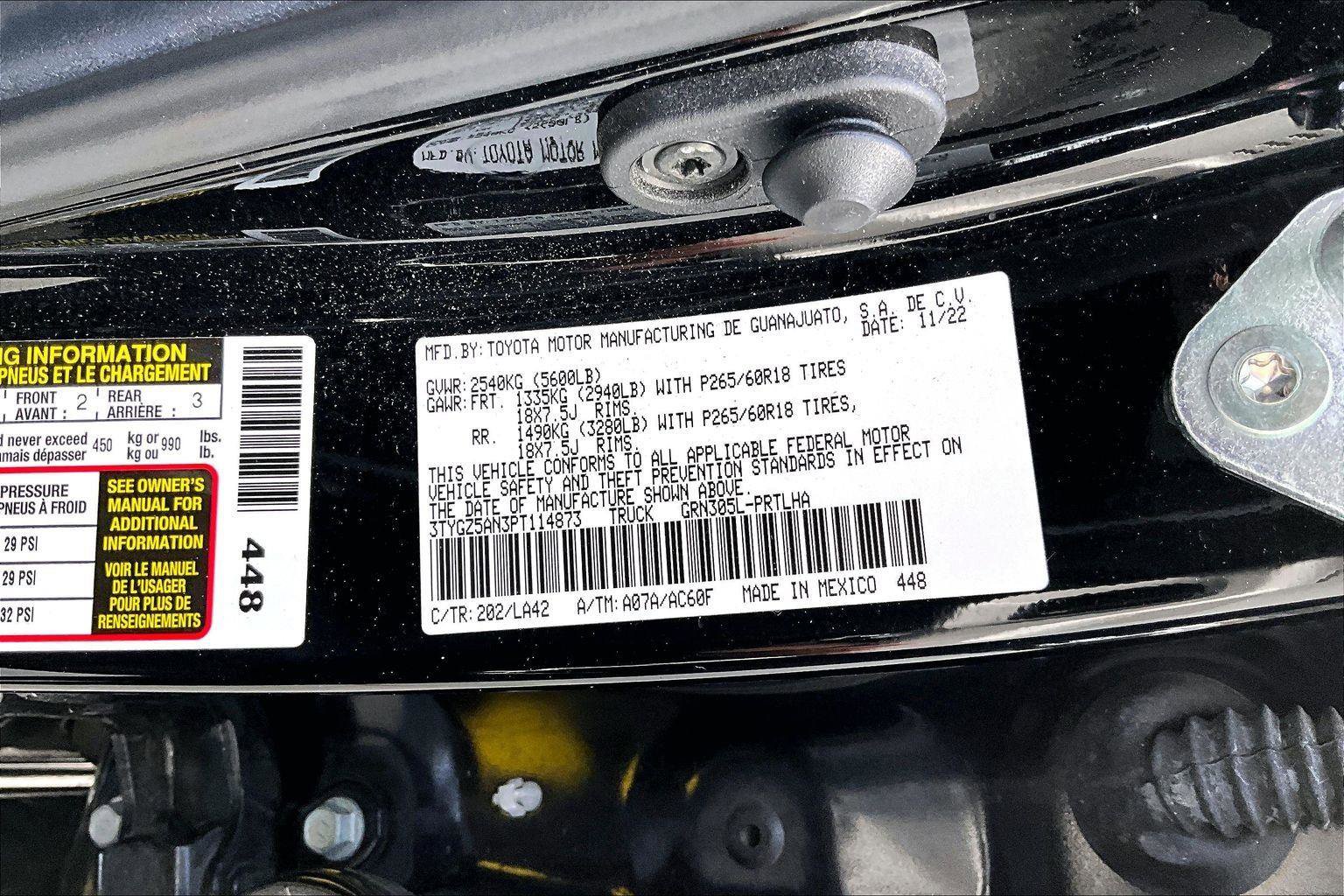 Used 2023 Toyota Tacoma Limited image 36