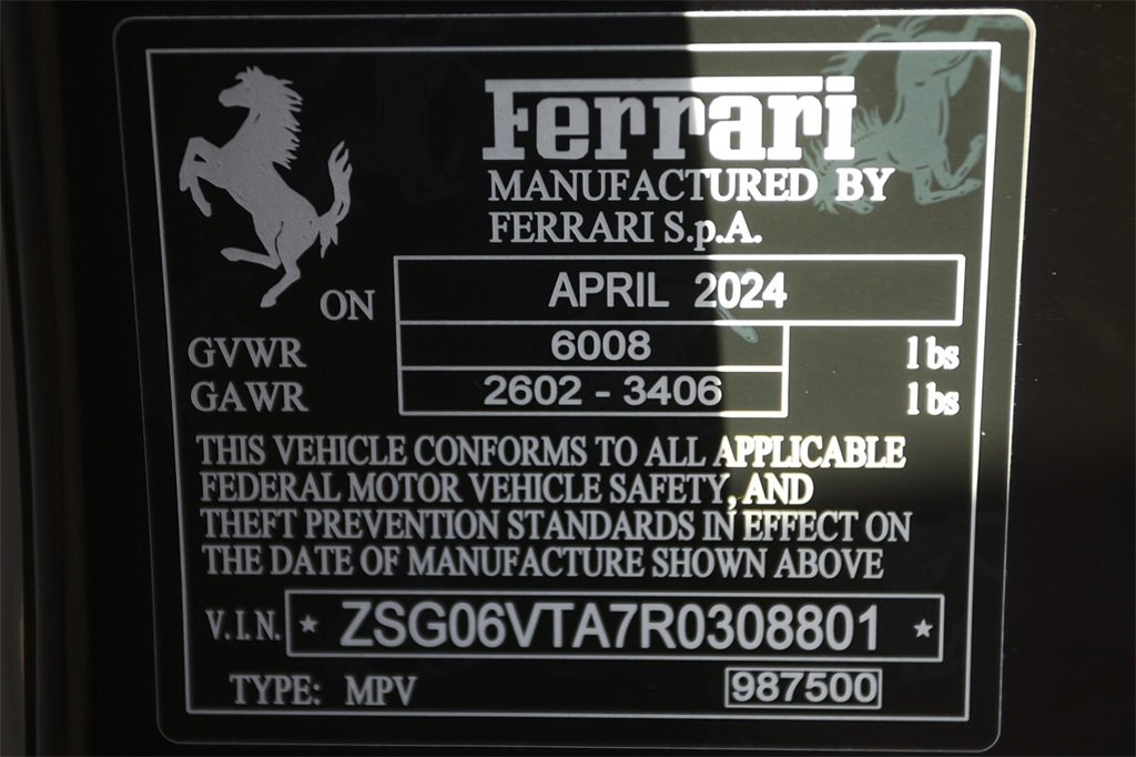 Certified 2024 Ferrari Purosangue Base image 53