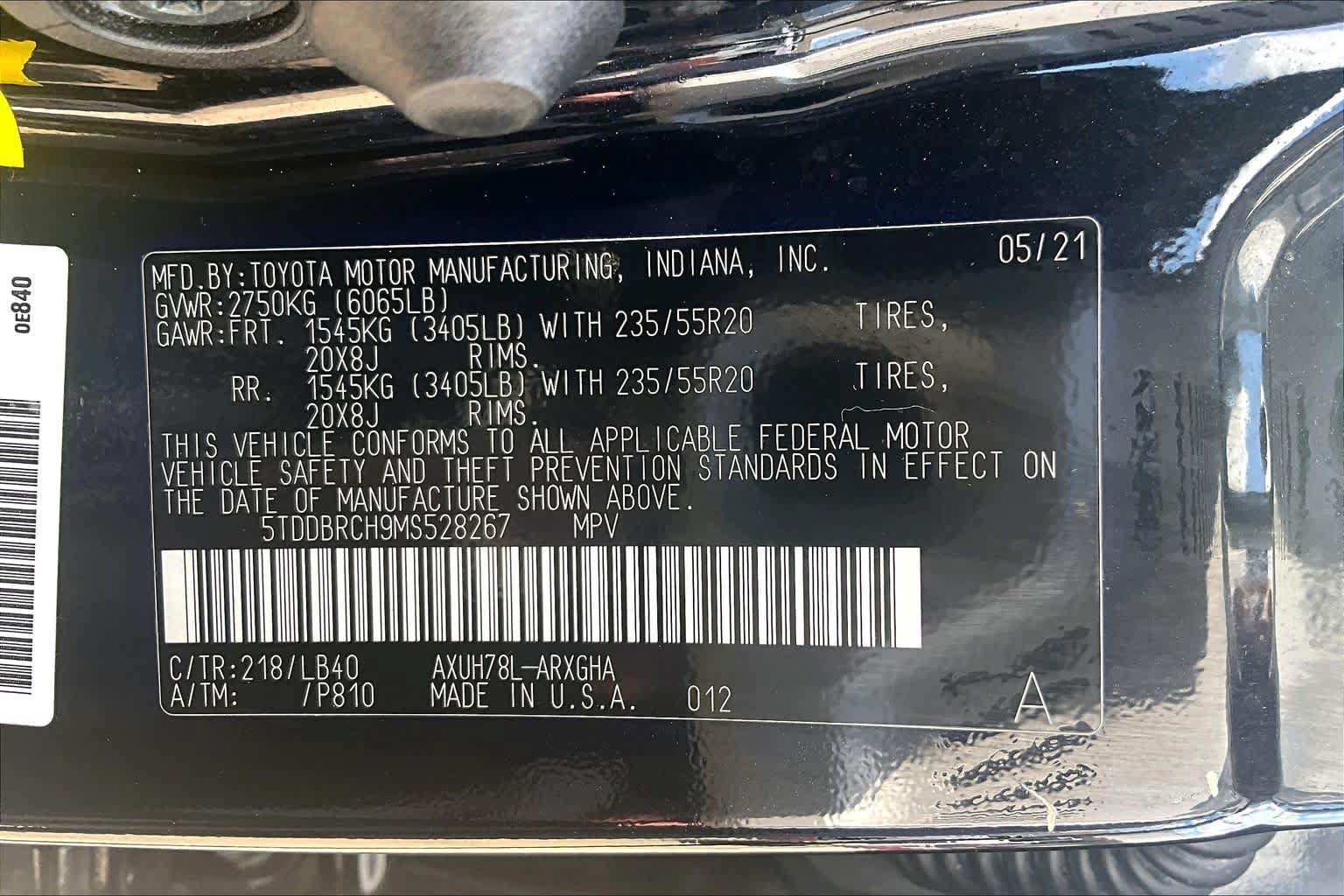 Used 2021 Toyota Highlander Limited AWD/4WD image 37