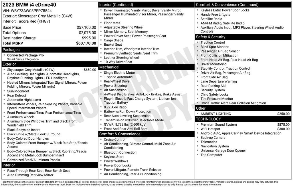 Used 2023 BMW i4 eDrive40 image 11