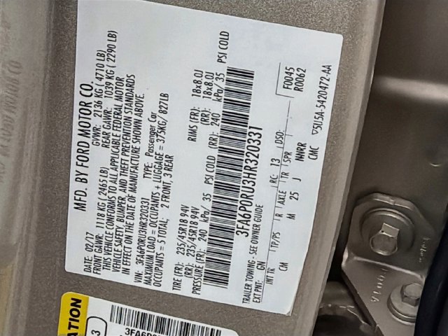 Used 2017 Ford Fusion Titanium FWD image 25
