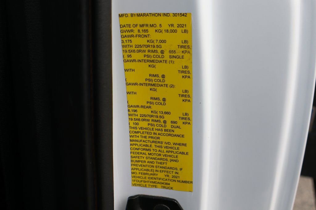 Used 2021 Ford F550 4x4 Regular Cab Super Duty image 52