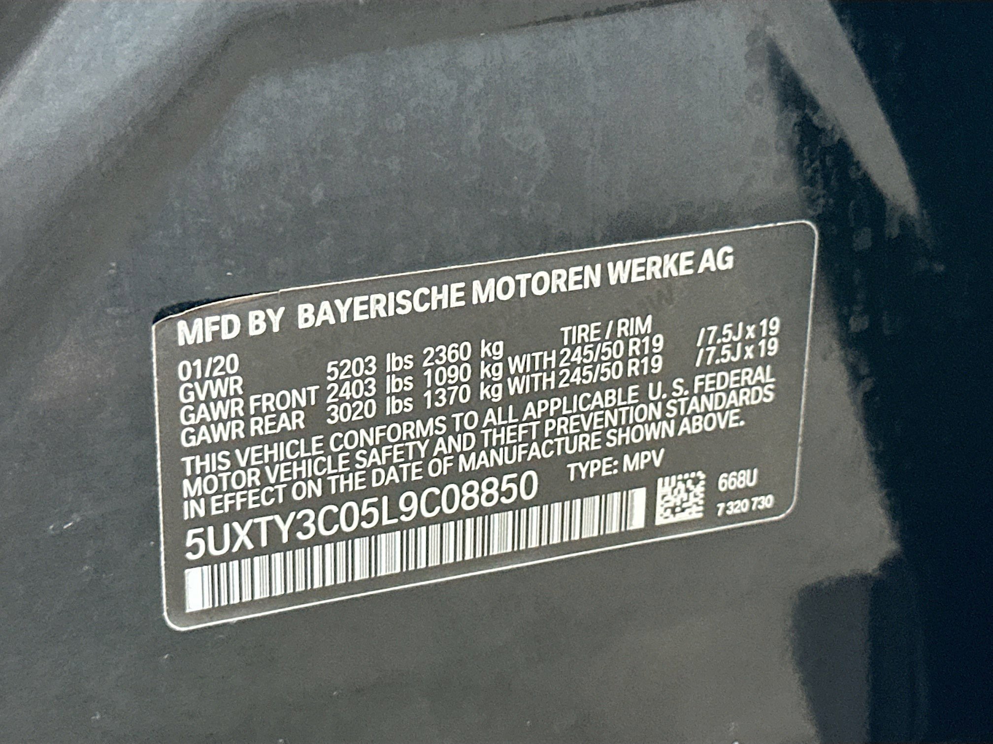 Used 2020 BMW X3 sDrive30i w/ Convenience Package image 34