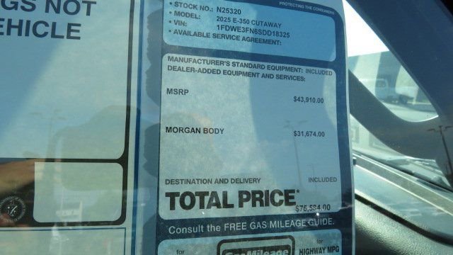 New 2025 Ford E-350 and Econoline 350 Super Duty w/ Driver's Safety Package image 12