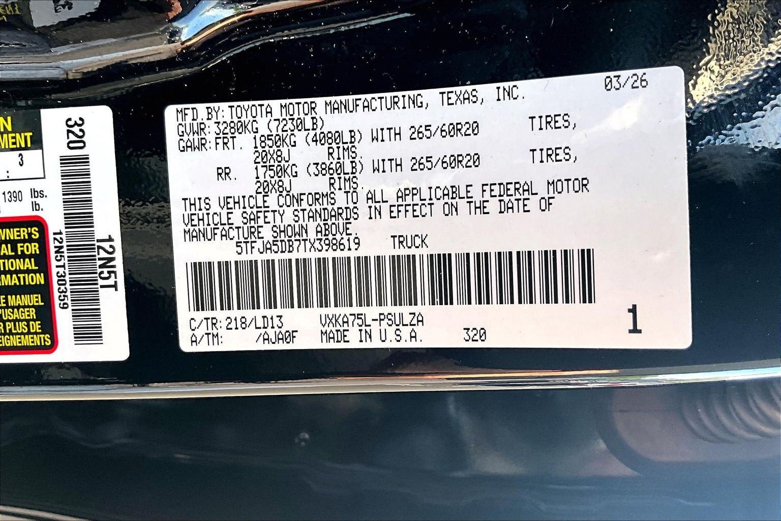 Used 2026 Toyota Tundra Limited AWD/4WD image 29