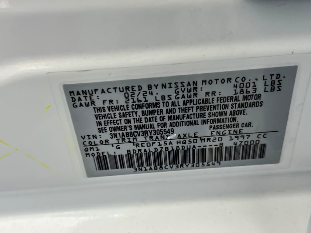 Used 2024 Nissan Sentra SV FWD image 27