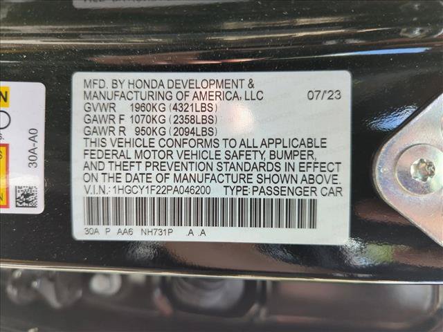 Certified 2023 Honda Accord LX image 15