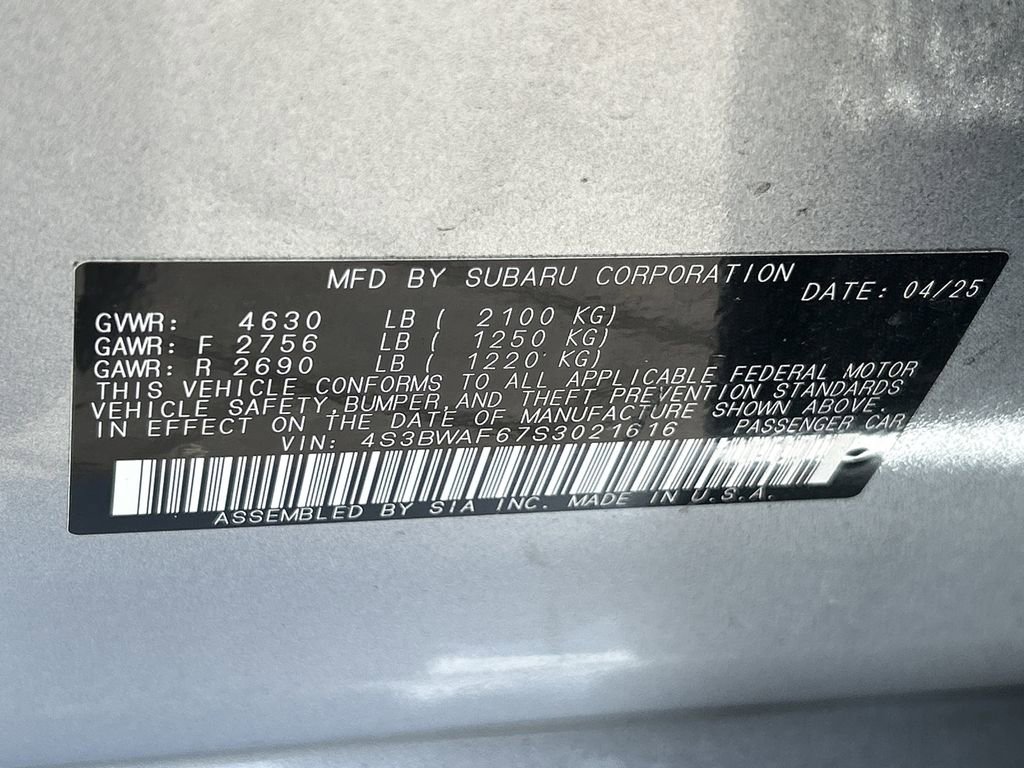 Certified 2025 Subaru Legacy Premium w/ Popular Package #1A image 31