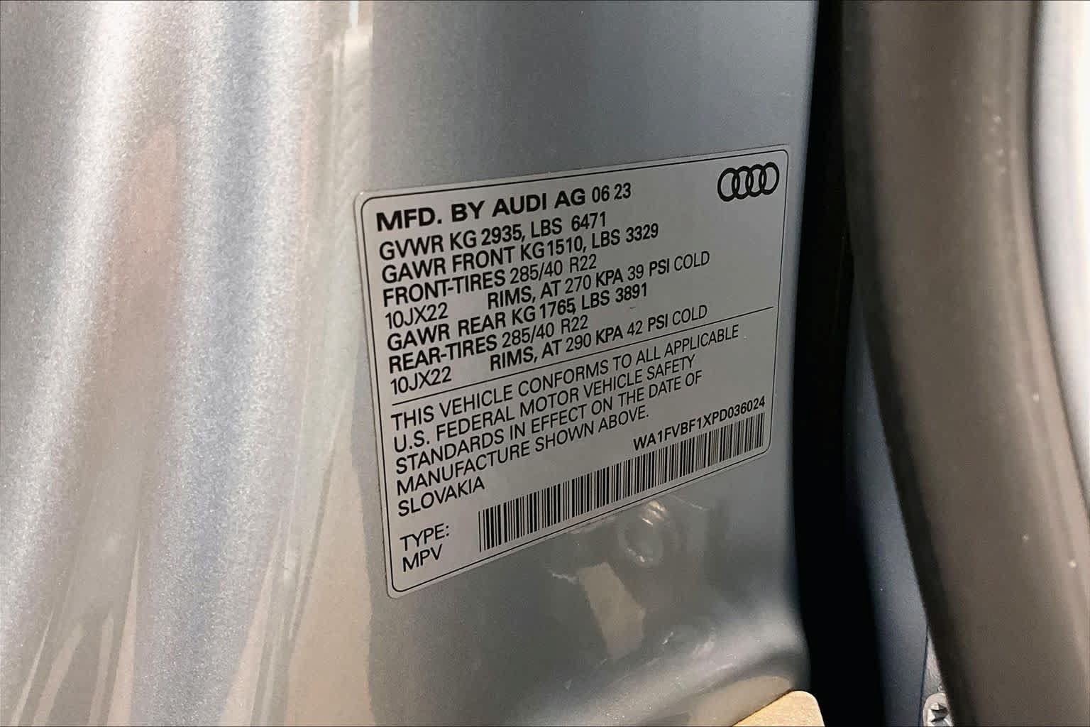 Used 2023 Audi Q8 Prestige AWD/4WD image 34