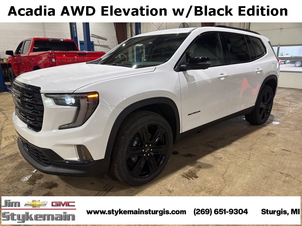 New 2026 GMC Acadia Elevation w/ Black Edition
