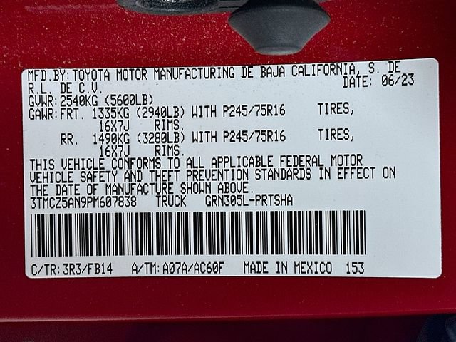 Used 2023 Toyota Tacoma SR AWD/4WD image 31