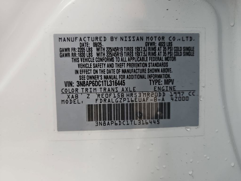 New 2026 Nissan Kicks SR w/ SR Premium Package FWD image 38