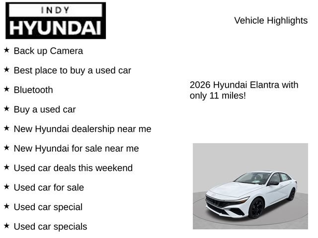 New 2026 Hyundai Elantra SEL Sport FWD image 8