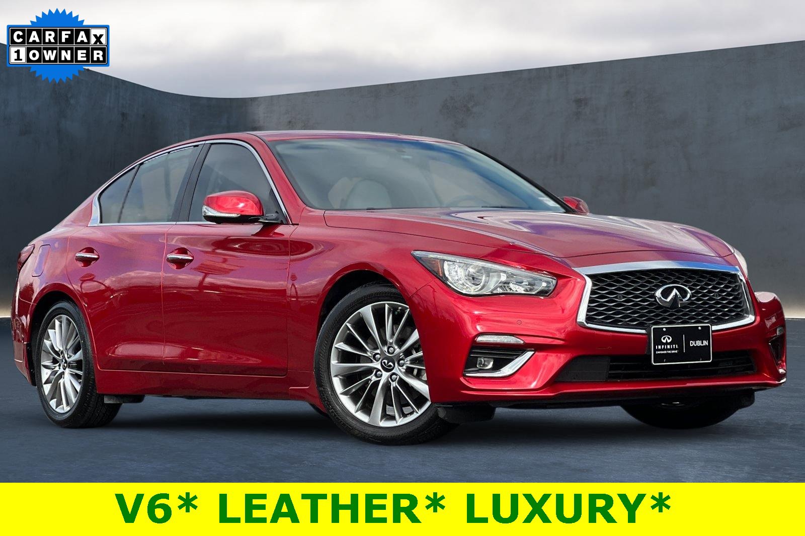 Used 2023 INFINITI Q50 Luxe w/ Cargo Package