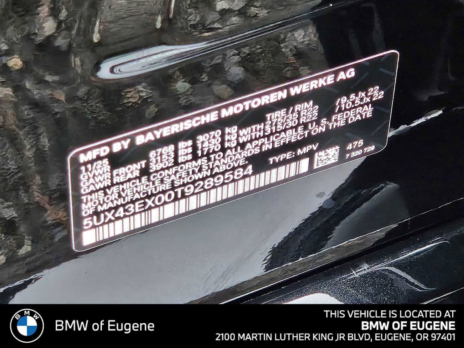 New 2026 BMW X6 M60i w/ Parking Assistance Package image 26