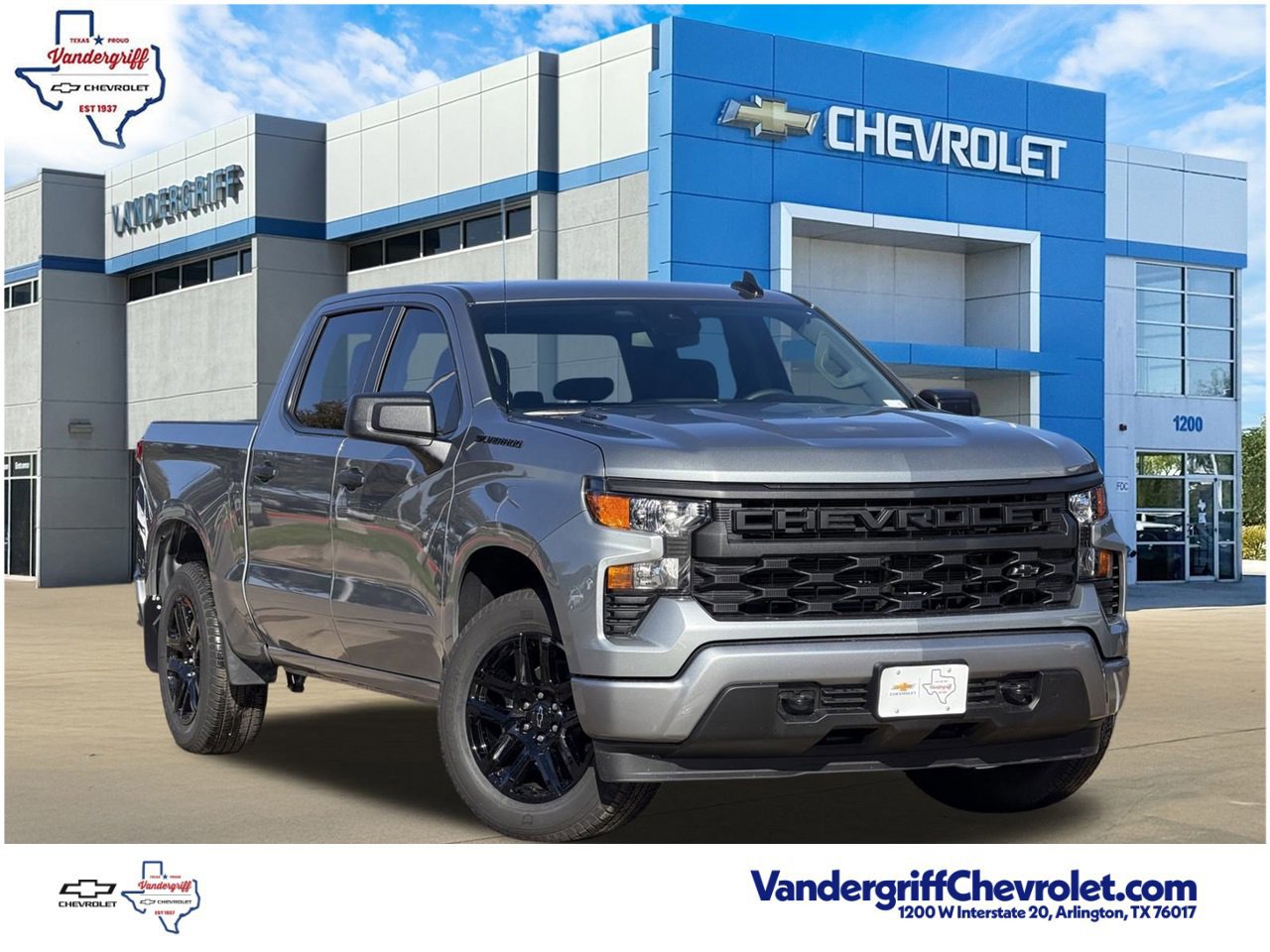 New 2026 Chevrolet Silverado 1500 Custom w/ LPO, Dark Essentials Package