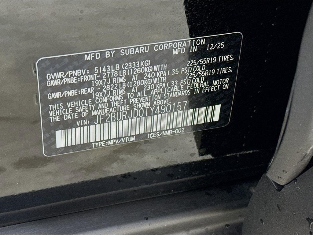 New 2026 Subaru Outback Touring XT AWD/4WD image 40