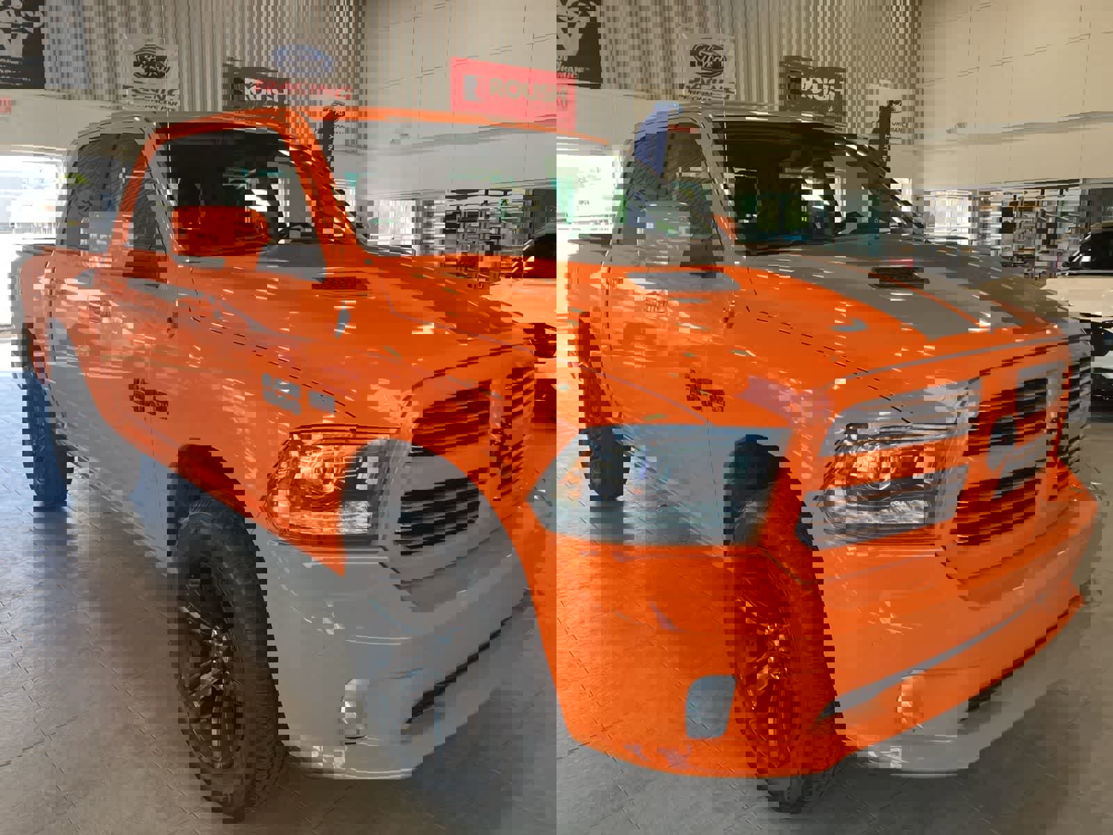 Used 2017 RAM 1500 Sport w/ Ignition Orange Sport Package image 3