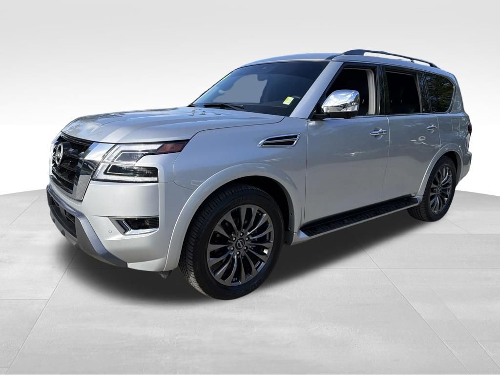 Certified 2024 Nissan Armada Platinum w/ Captain's Chairs Package image 3