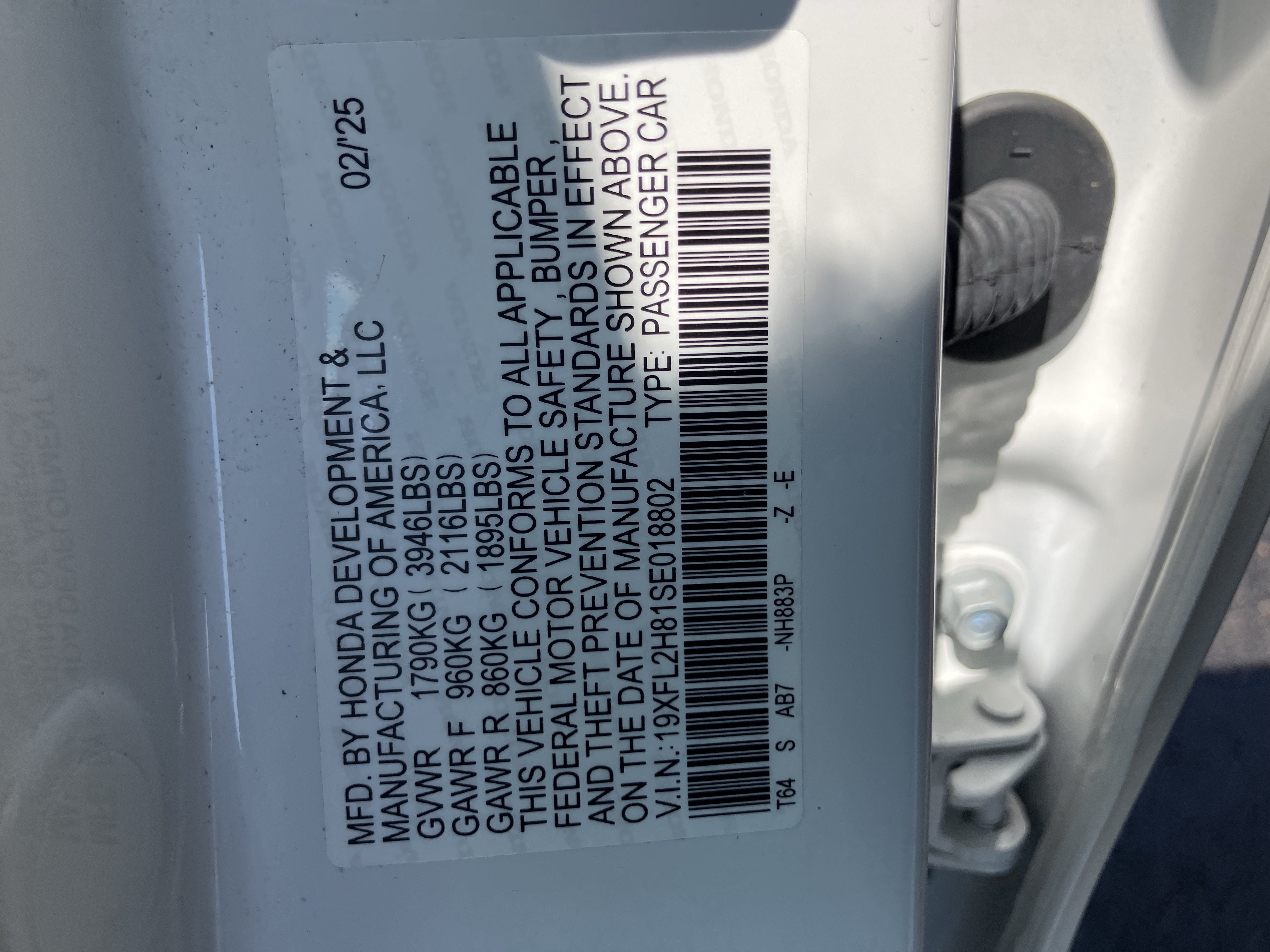Used 2025 Honda Civic Sport image 36