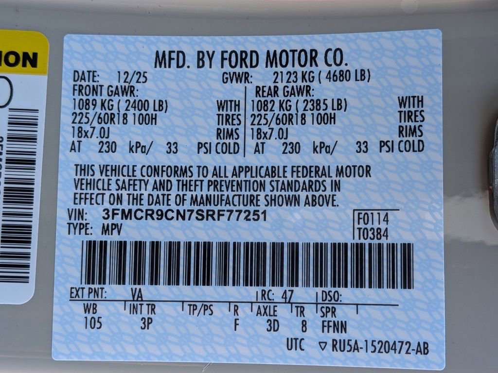 New 2025 Ford Bronco Sport Outer Banks w/ Outer Banks Tech Package+ image 52