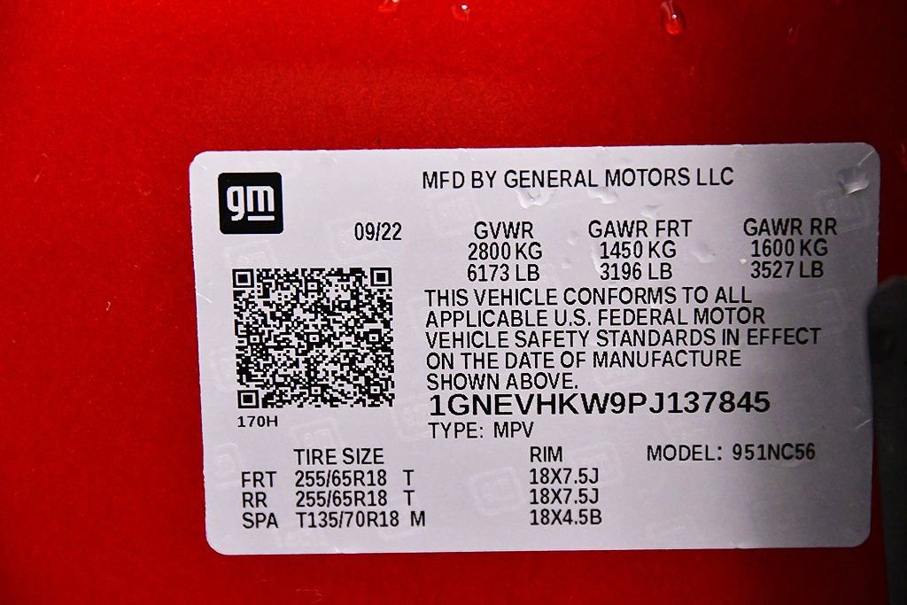 Used 2023 Chevrolet Traverse LT w/ LPO, Floor Liner Package image 14