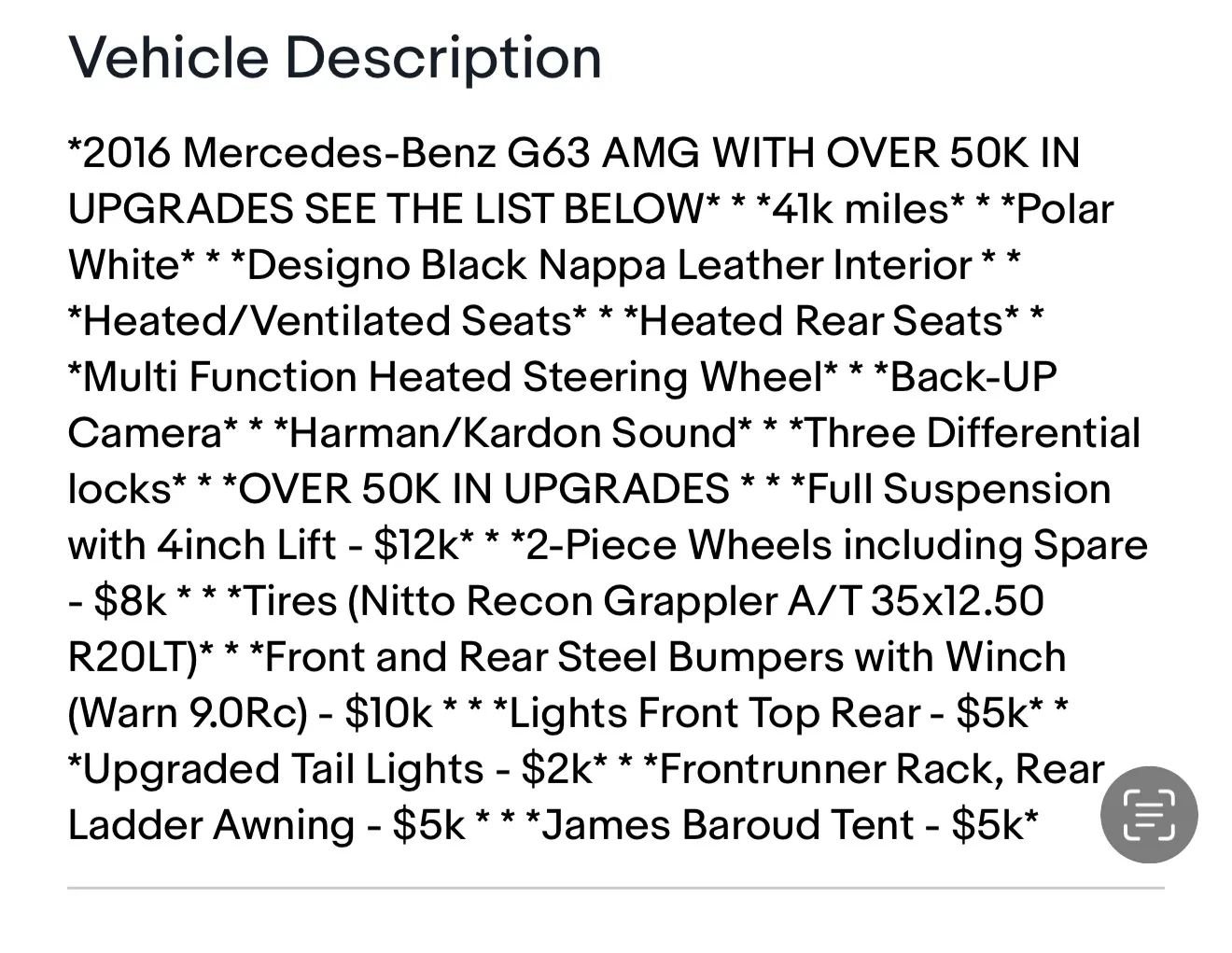 Used 2016 Mercedes-Benz G 63 AMG 4MATIC image 2