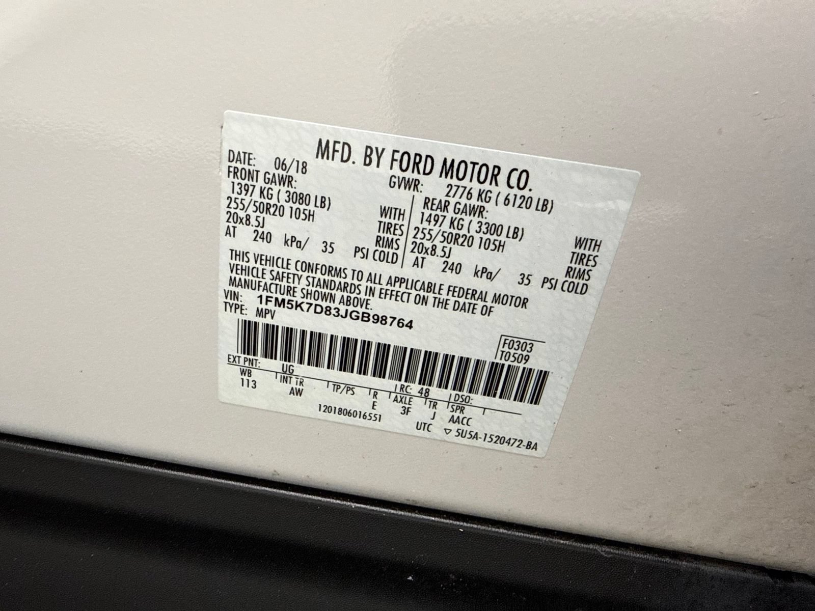 Used 2018 Ford Explorer XLT w/ Equipment Group 202A FWD image 15