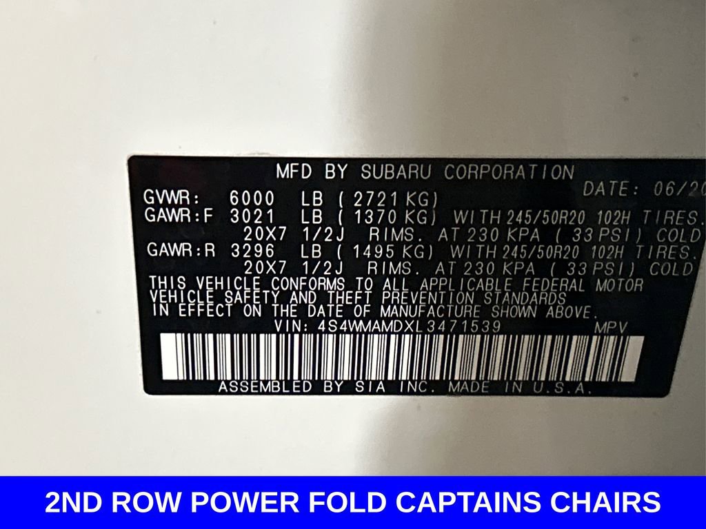 Used 2020 Subaru Ascent Limited w/ Popular Package #2A image 16